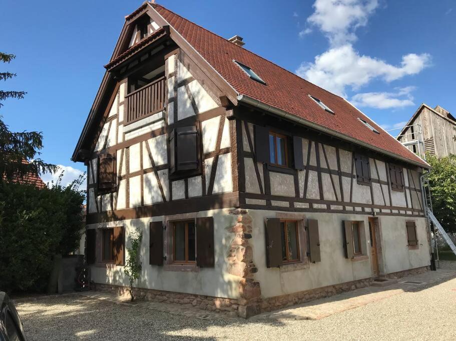 Paisible Logement Tout Equipe Pour 1 A 6 Personnes Ebersheim Exteriör bild
